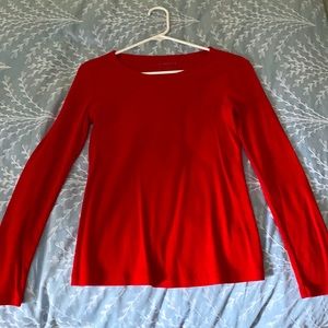 Liz Claiborne red long sleeve shirt. Size S.